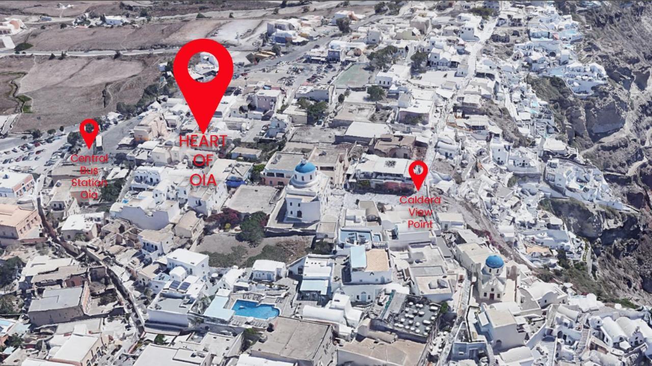 Heart Of Oia - Private House With Jacuzzi Apartment Exterior foto